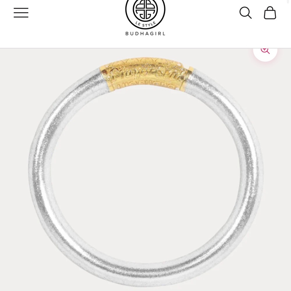 BuddhaGirl Silver and Gold Bracelet